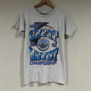 Vintage 1993 Great Midwest Basketball Championship Tee Shirt